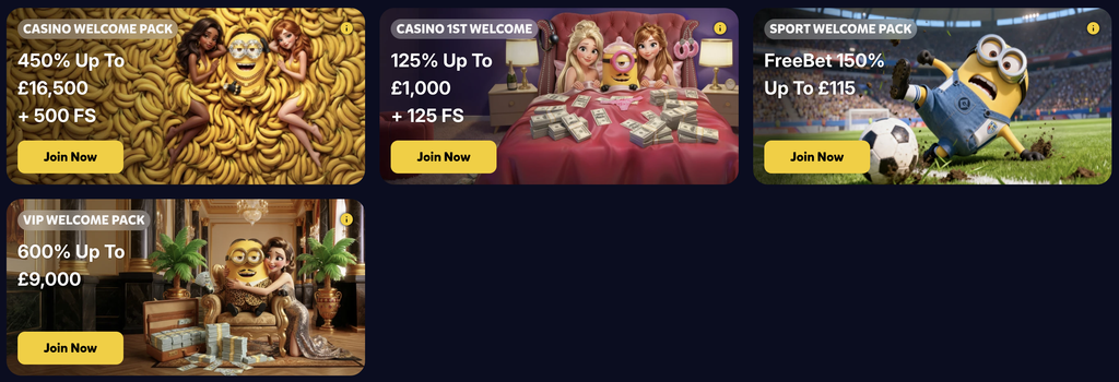 Credit Card Casino Welcome Bonuses